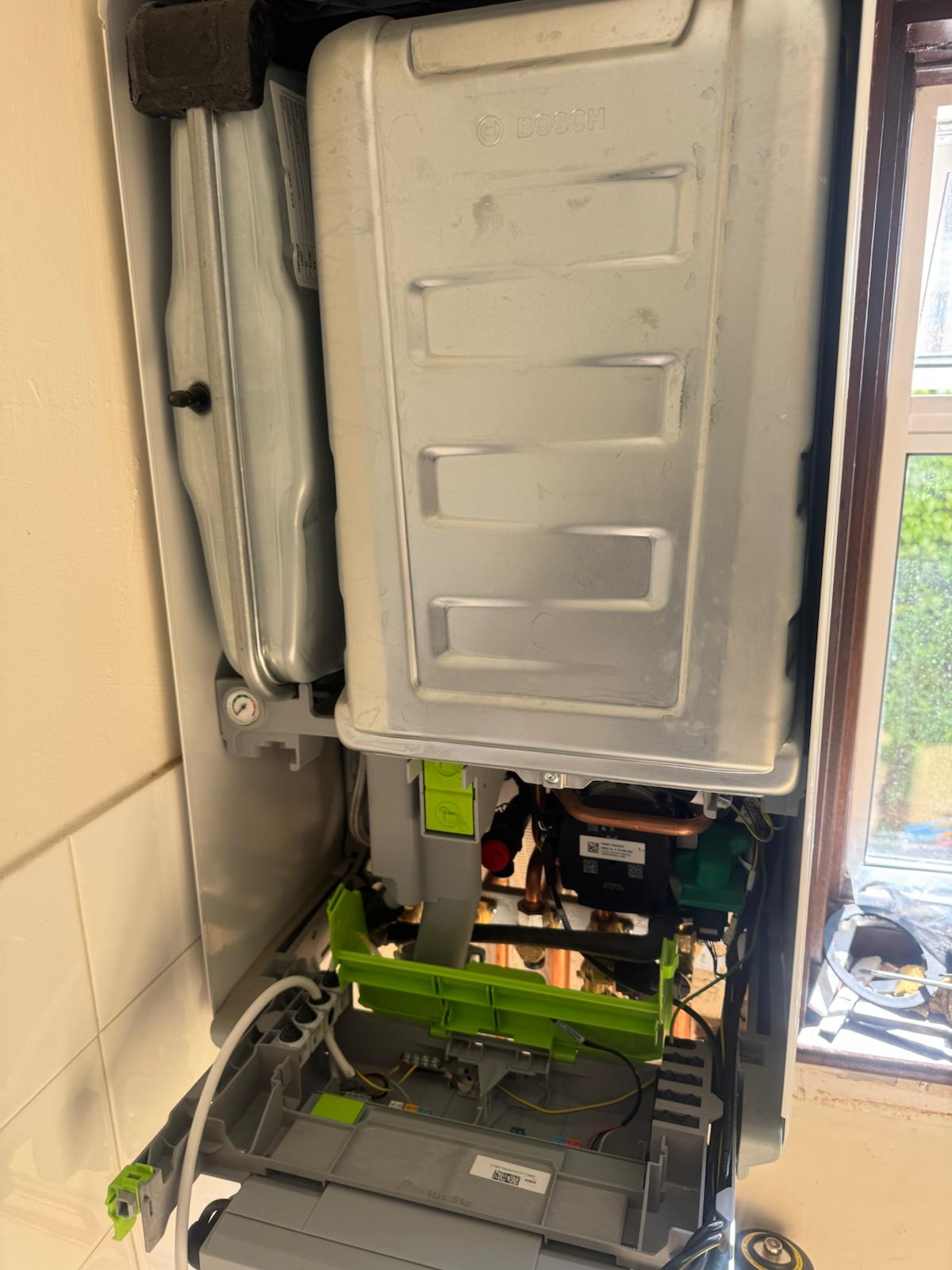 Gas engineer in Chatham carrying out safe boiler and heating work